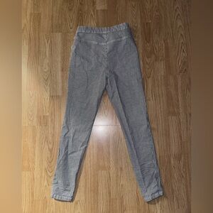 Free People Blue and White Pinstripe Skinny Pants